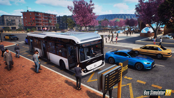 Screenshot 2: Stadtbus an Haltestelle